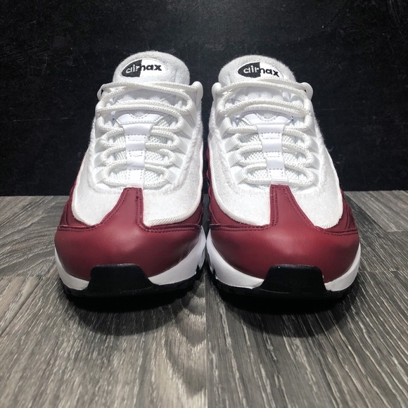 Nike Air Max 95 LX Red Crush Satin & Terry NWOT - Picture 2 of 8